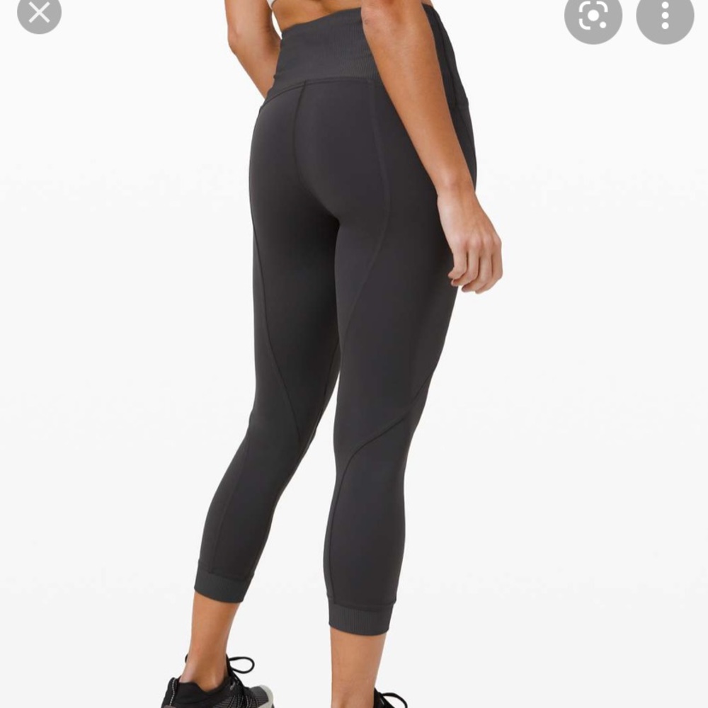 Graphite Gray Train free 23” crop legging